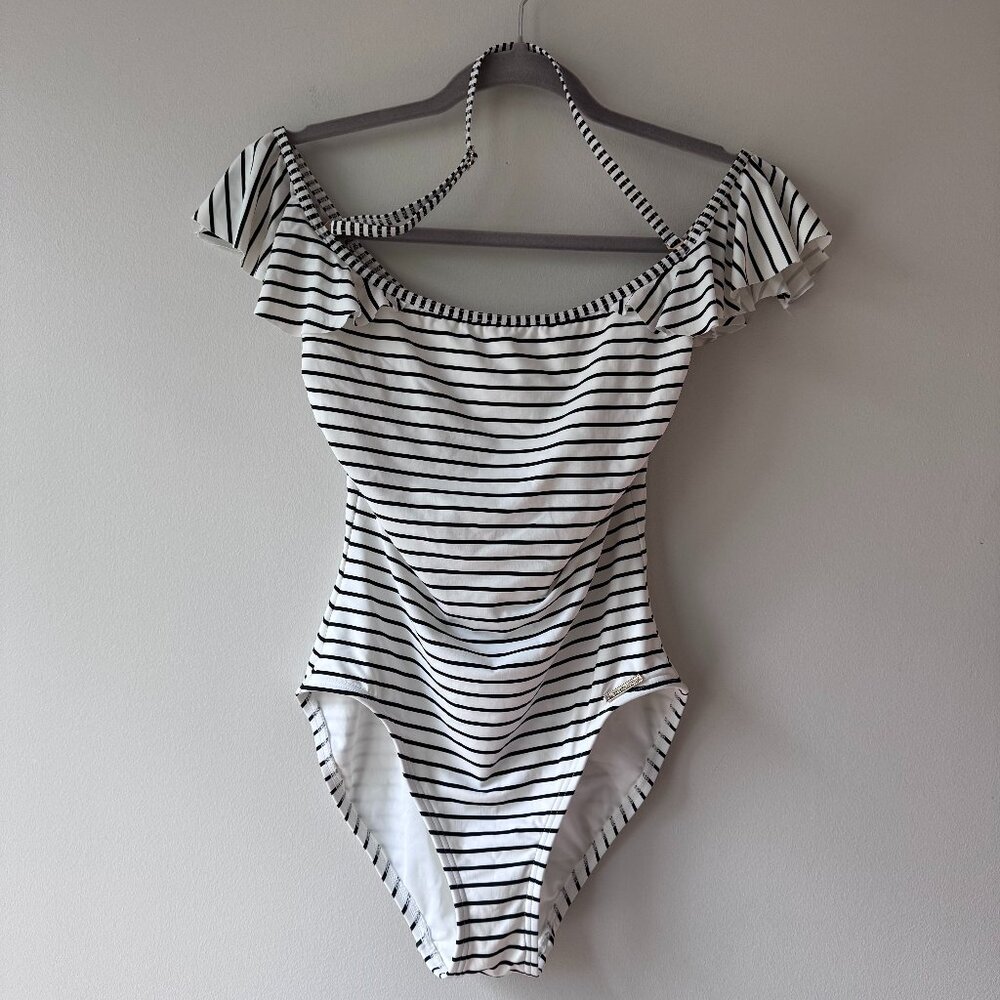 Vince Camuto Blossom Stripe One Piece Swimsuit | Size 6 | NWOT 🌺